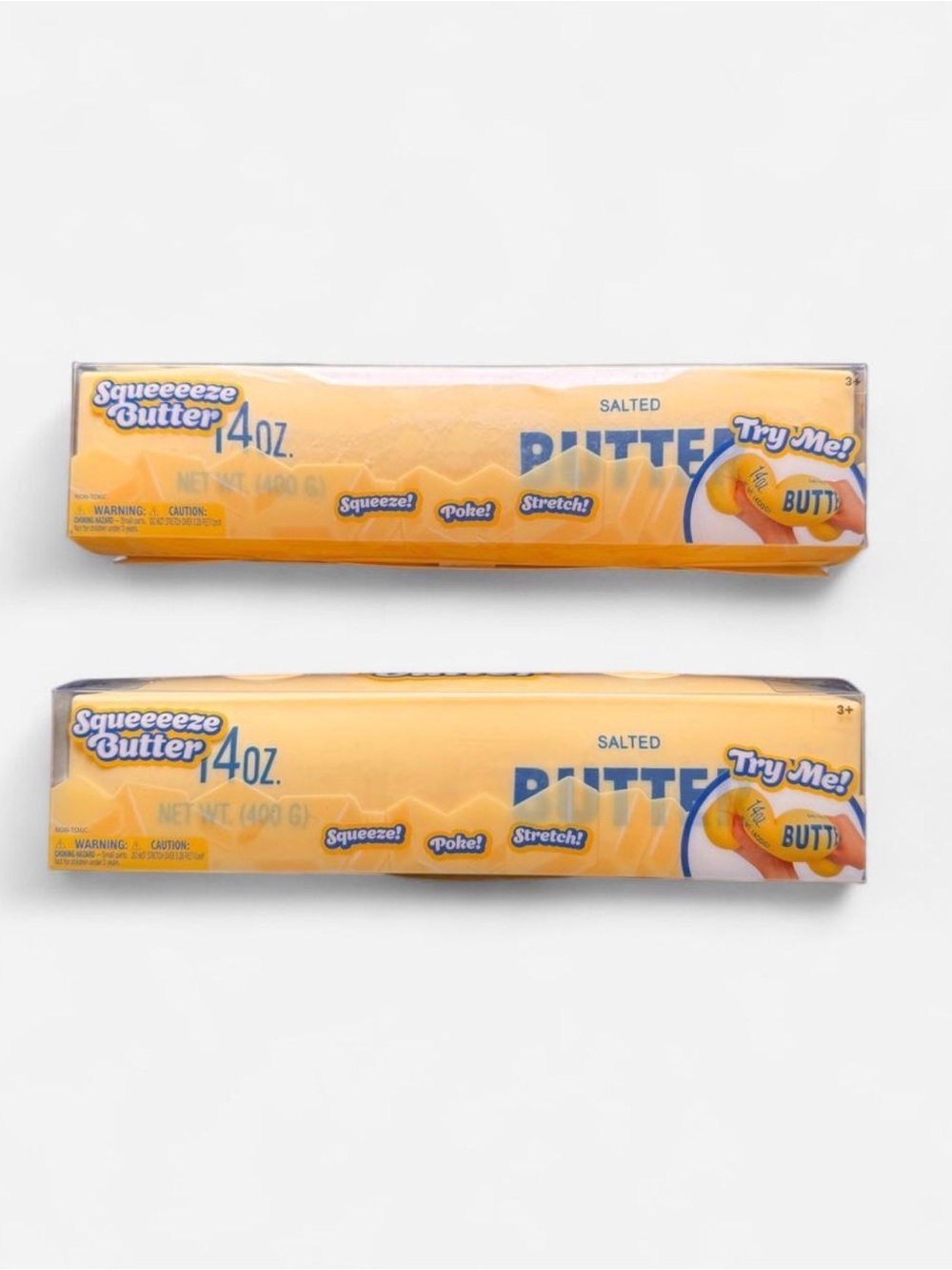 Squeeeze butter salted butter 2 pack fidget,/squishy toy